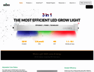 grow3.ledsmart.com screenshot