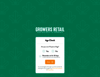 growersretailcannabis.ca screenshot