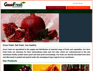 growfreshindia.com screenshot