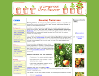 growgardentomatoes.com screenshot