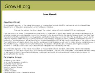 growhi.org screenshot