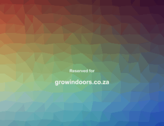 growindoors.co.za screenshot