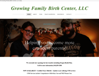 growingfamilybirthcenter.com screenshot