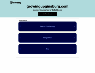 growingupginsburg.com screenshot