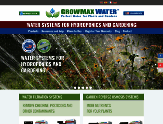 growmaxwater.com screenshot