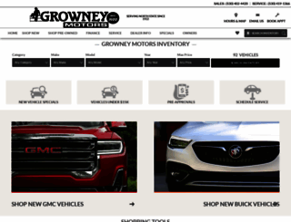 growneymotors.com screenshot