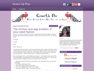 grownupplus.com screenshot