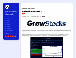 growstocks.xyz screenshot