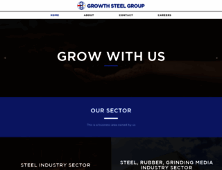 growthsteelgroup.com screenshot