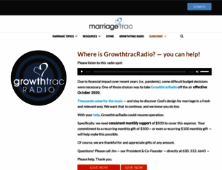 growthtracradio.com screenshot