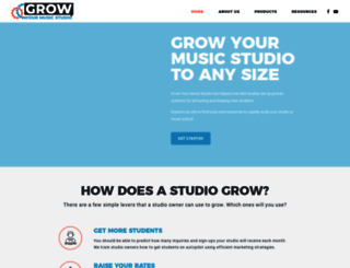 growyourmusicstudio.com screenshot
