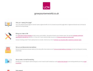 growyourownworld.co.uk screenshot