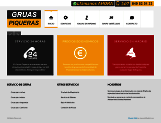 gruas-piqueras.com screenshot