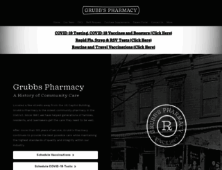 grubbspharmacy.com screenshot