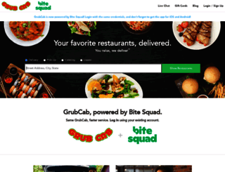 grubcab.com screenshot