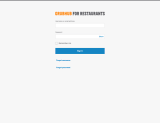 grubcentral.grubhub.com screenshot