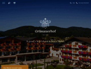 gruenauerhof.com screenshot