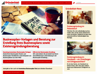 gruenderblatt.de screenshot