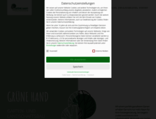 gruene-hand.de screenshot