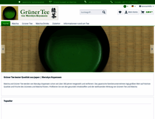 gruener-tee-koyamaen.de screenshot