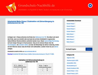 grundschule-nachhilfe.de screenshot