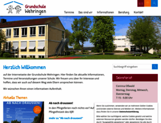 grundschule-wehringen.de screenshot