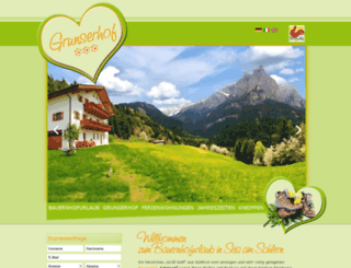 grunserhof.com screenshot