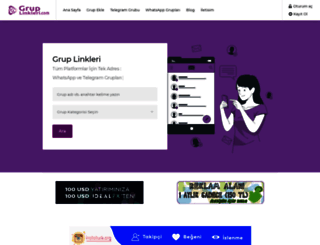 gruplinkleri.com screenshot