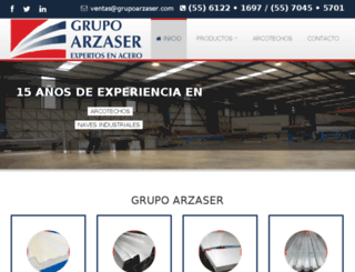 grupoarzaser.com screenshot
