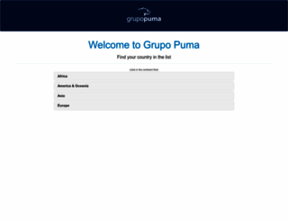 grupopuma.com screenshot
