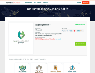 grupoviajes.com screenshot