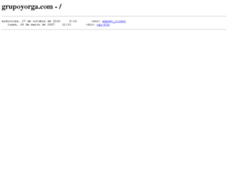 grupoyorga.com screenshot