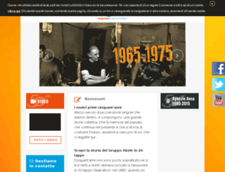 gruppoabele50.org screenshot