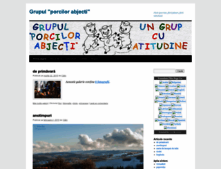 grupulporcilorabjecti.wordpress.com screenshot