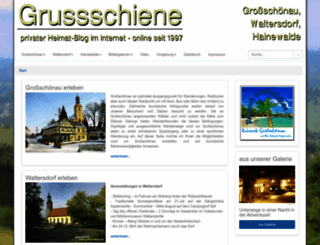 grussschiene.de screenshot