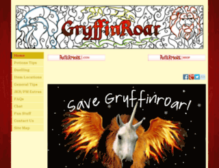 gryffinroar.com screenshot