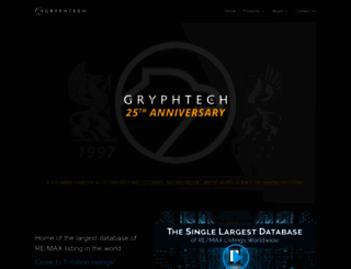 gryphtech.com screenshot