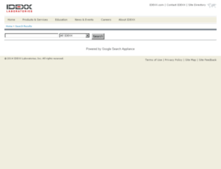 gsa.idexx.com screenshot