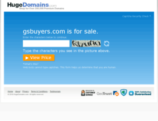 gsbuyers.com screenshot