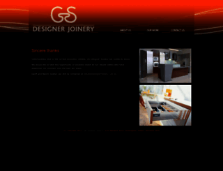 gsdesignerjoinery.com.au screenshot