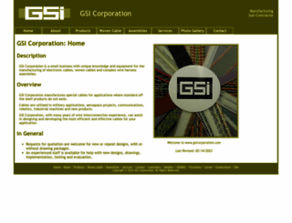 gsicorporation.com screenshot