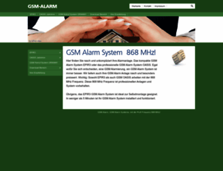 gsm-alarm.at screenshot