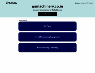 gsmachinery.co.in screenshot