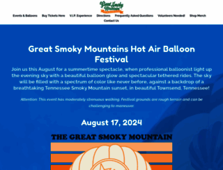 gsmballoonfest.com screenshot
