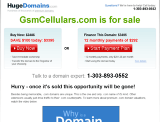 gsmcellulars.com screenshot
