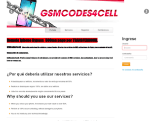 gsmcodes4cell.com screenshot
