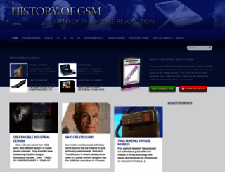 gsmhistory.com screenshot