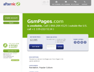 gsmpages.com screenshot