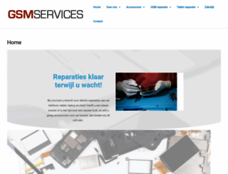 gsmservices.be screenshot