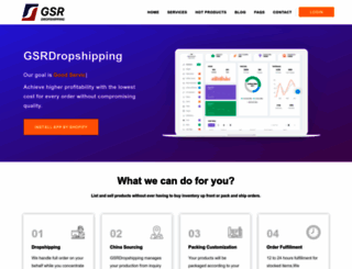 gsrdropshipping.com screenshot